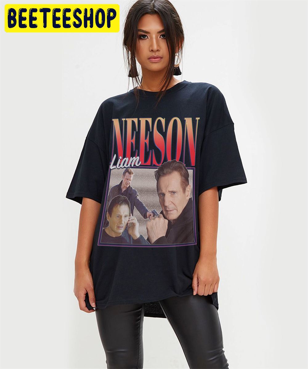 Liam Neeson Retro Vintage Art Unisex T-Shirt Liam Neeson Retro Vintage Art Unisex T-Shirt