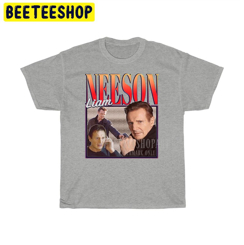 Liam Neeson Retro Vintage Art Unisex T-Shirt Liam Neeson Retro Vintage Art Unisex T-Shirt