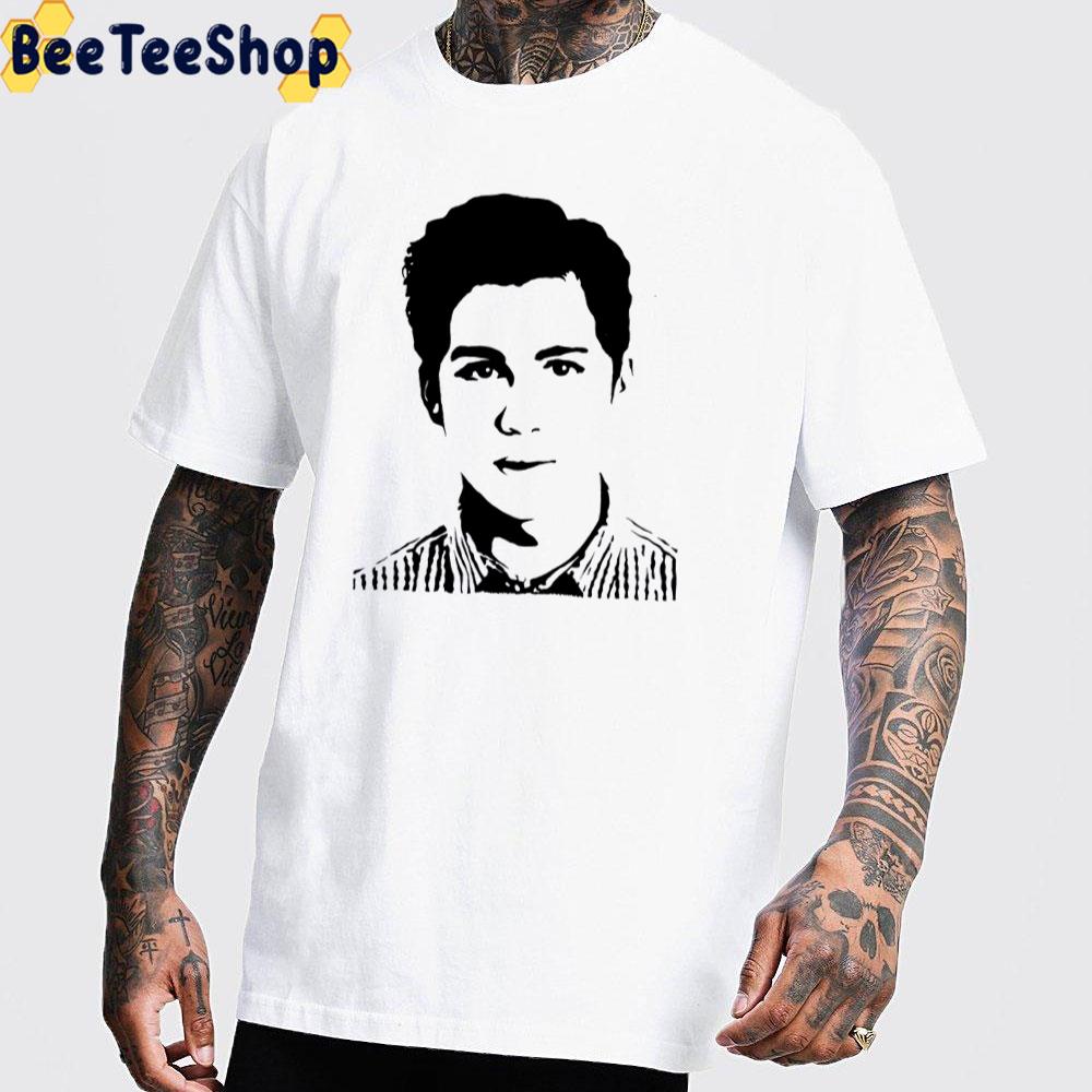 Logan Lerman Black Art Unisex T-Shirt Logan Lerman Black Art Unisex T-Shirt