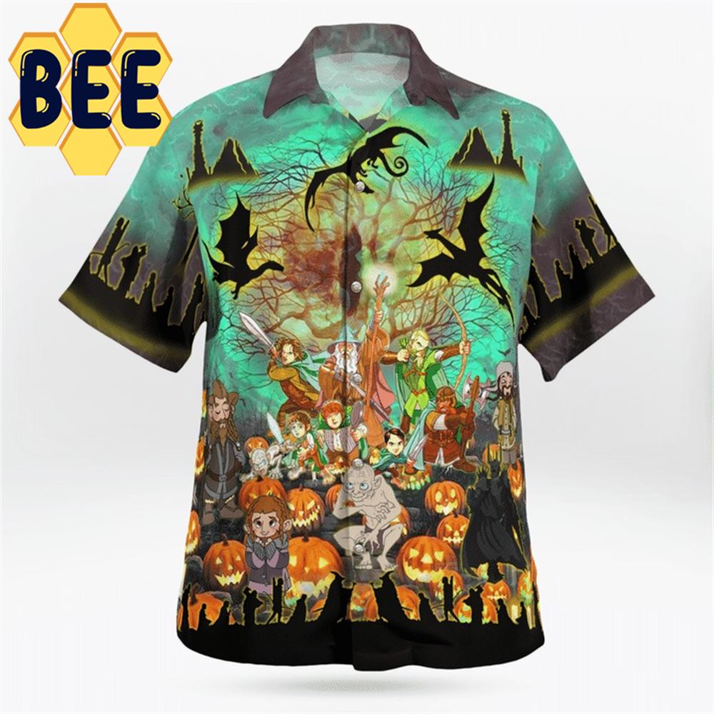 Lord Of The Rings Movie Halloween Hawaiian Shirt Lord Of The Rings Movie Halloween Hawaiian Shirt