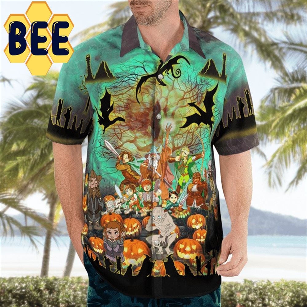 Lord Of The Rings Movie Halloween Hawaiian Shirt Lord Of The Rings Movie Halloween Hawaiian Shirt