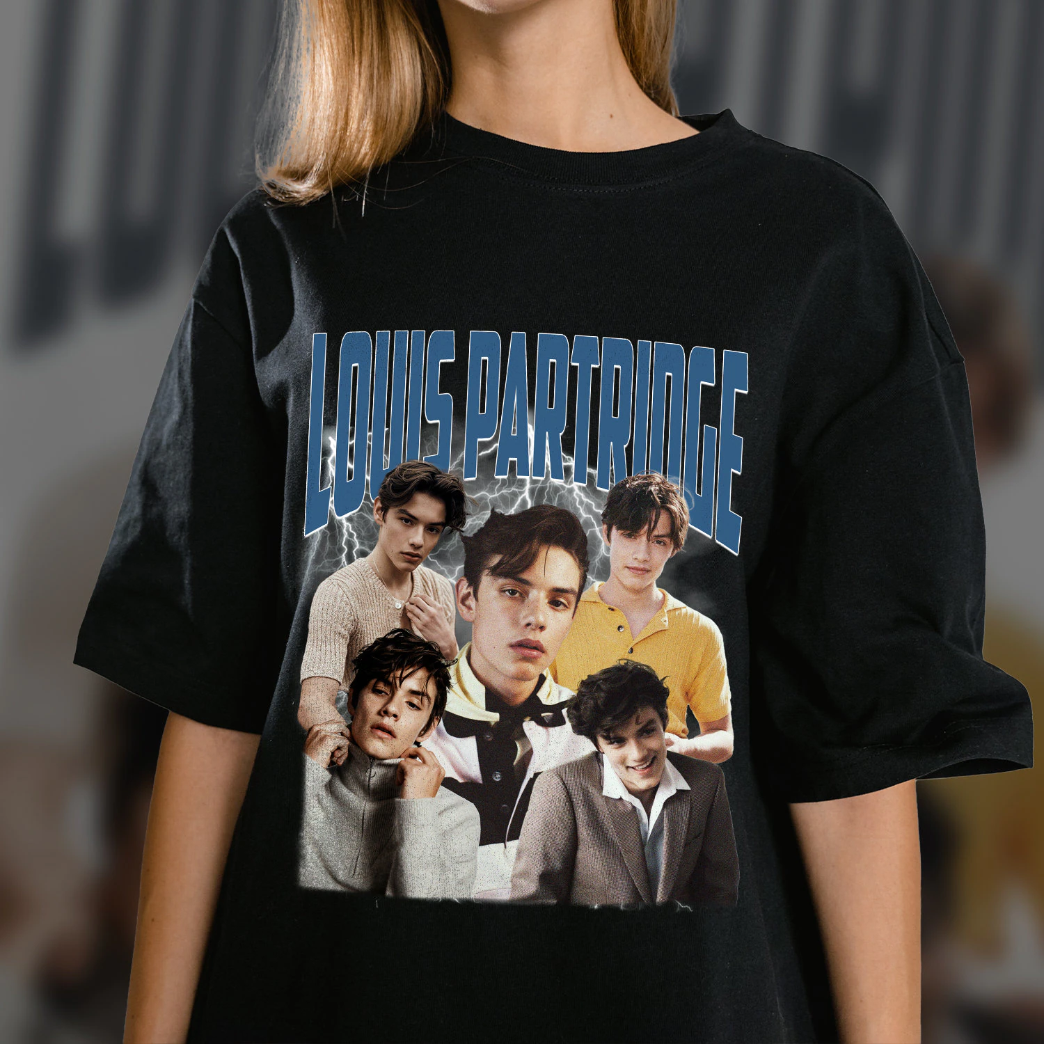 Louis Partridge Enola Holmes Movie Retro Vintage Unisex T-Shirt Louis Partridge Enola Holmes Movie Retro Vintage Unisex T-Shirt