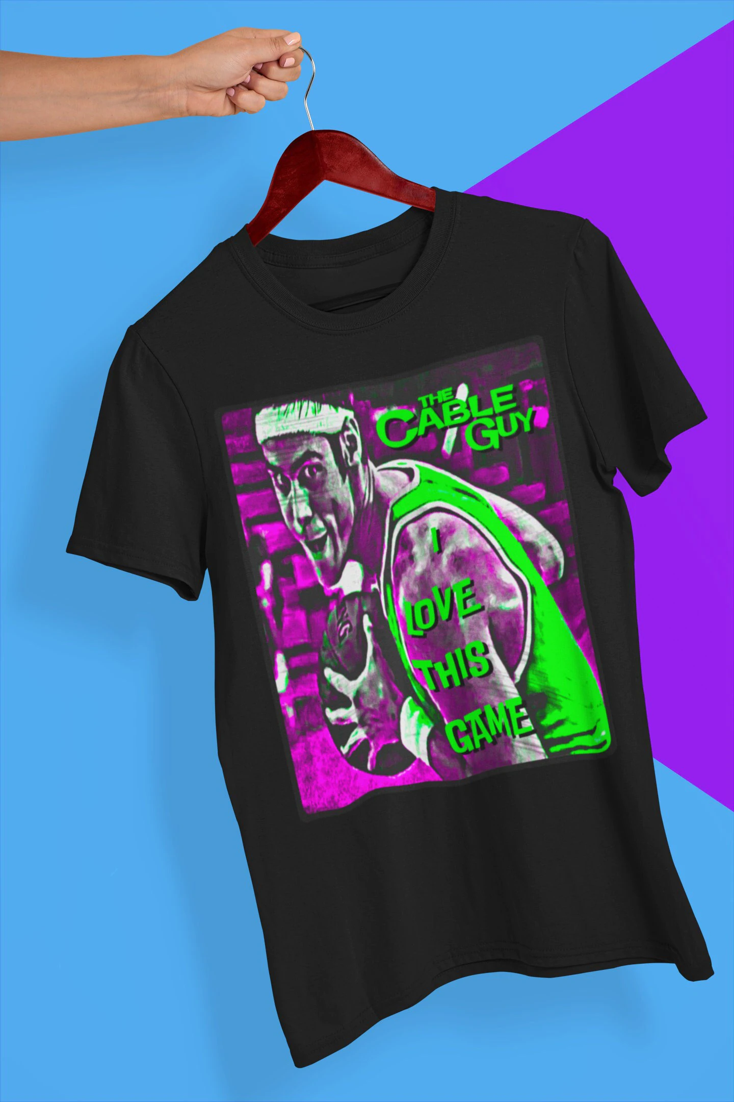 Love This Game The Cable Guy Halloween Unisex T-Shirt Love This Game The Cable Guy Halloween Unisex T-Shirt