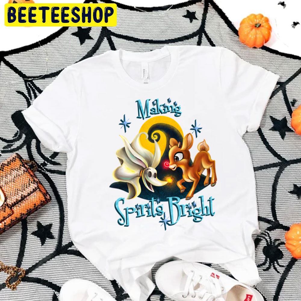 Making Spirits Bright Halloween Unisex T-Shirt Making Spirits Bright Halloween Unisex T-Shirt