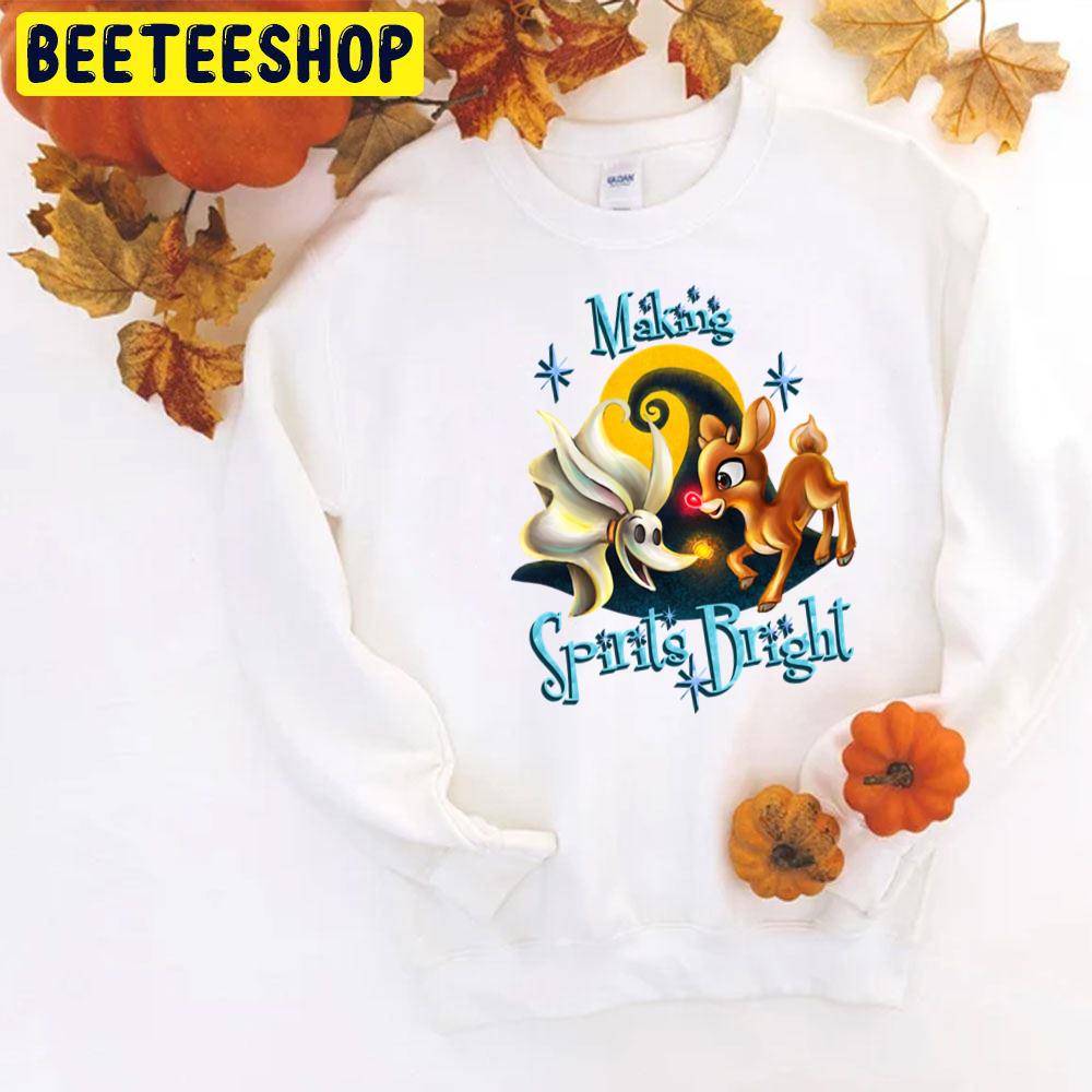 Making Spirits Bright Halloween Unisex T-Shirt Making Spirits Bright Halloween Unisex T-Shirt