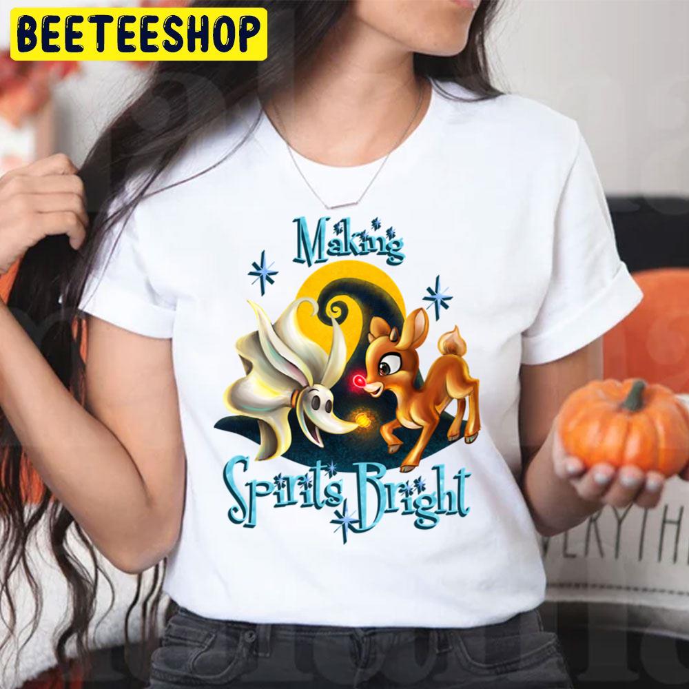 Making Spirits Bright Halloween Unisex T-Shirt Making Spirits Bright Halloween Unisex T-Shirt