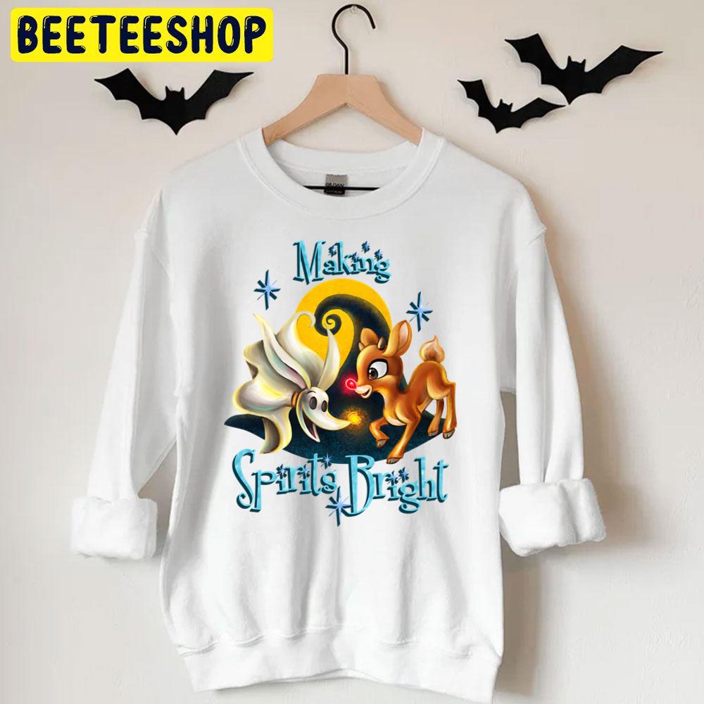 Making Spirits Bright Halloween Unisex T-Shirt Making Spirits Bright Halloween Unisex T-Shirt