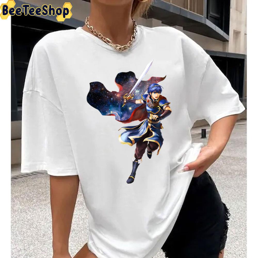 Marth Fire Emblem Space Aesthetic Game Unisex T-Shirt Marth Fire Emblem Space Aesthetic Game Unisex T-Shirt