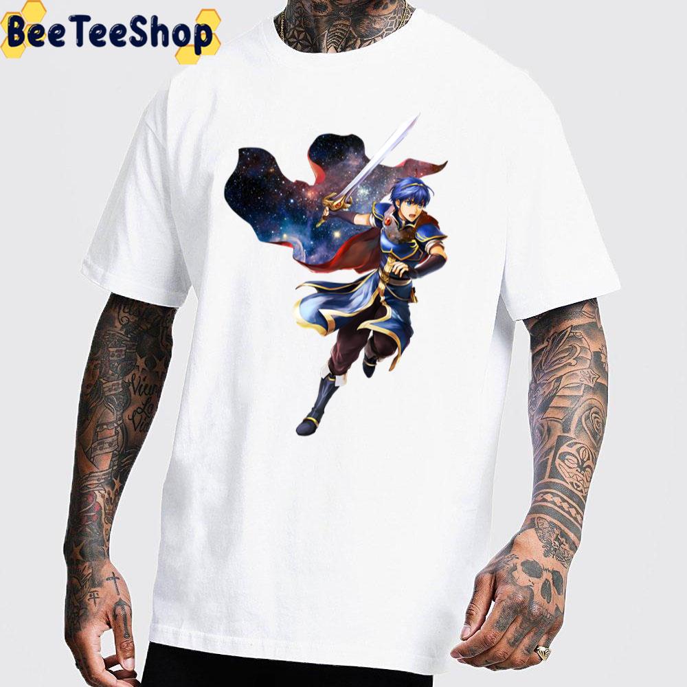 Marth Fire Emblem Space Aesthetic Game Unisex T-Shirt Marth Fire Emblem Space Aesthetic Game Unisex T-Shirt