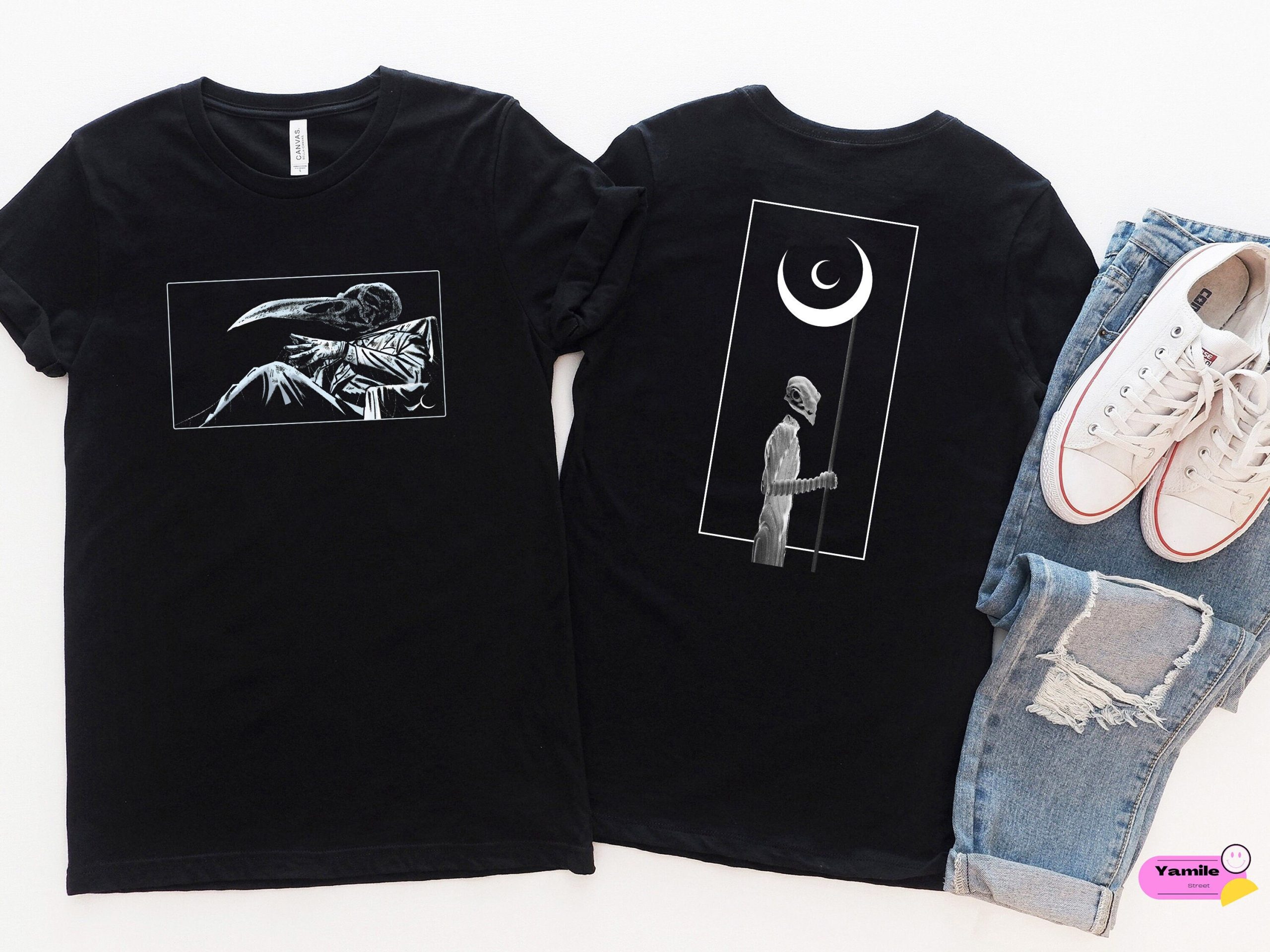 Marvel Khonshu God Of The Moon Moon Knight Unisex T-Shirt Marvel Khonshu God Of The Moon Moon Knight Unisex T-Shirt