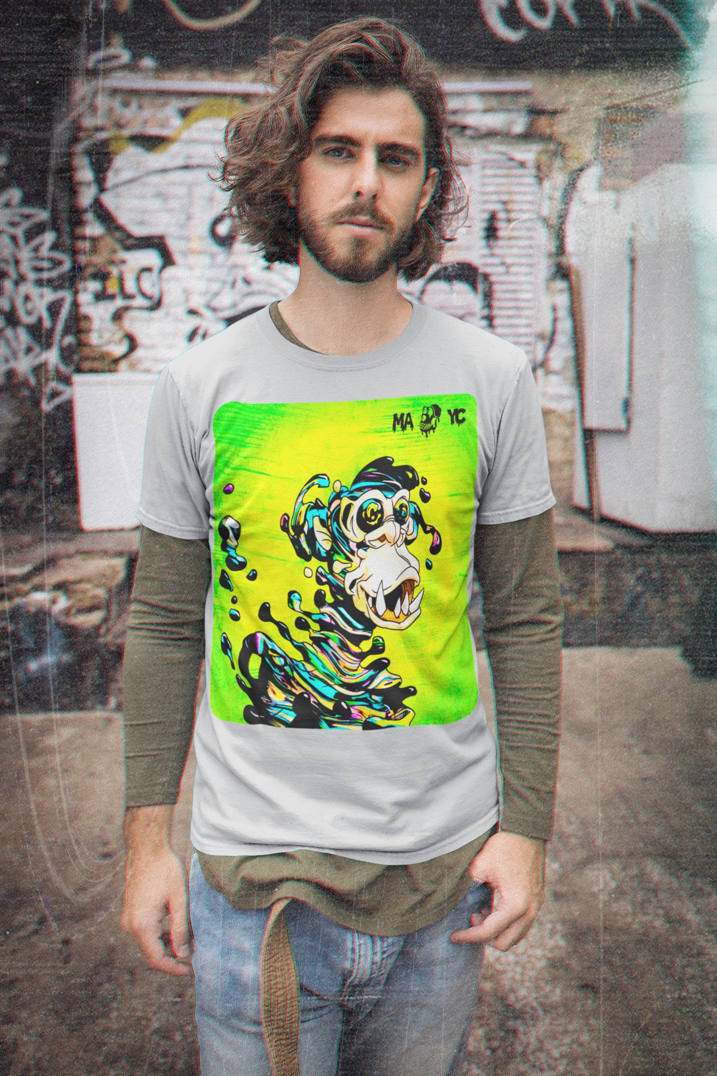 Mayc Nft Fan Mutant Ape Inspired Halloween Unisex T-Shirt Mayc Nft Fan Mutant Ape Inspired Halloween Unisex T-Shirt