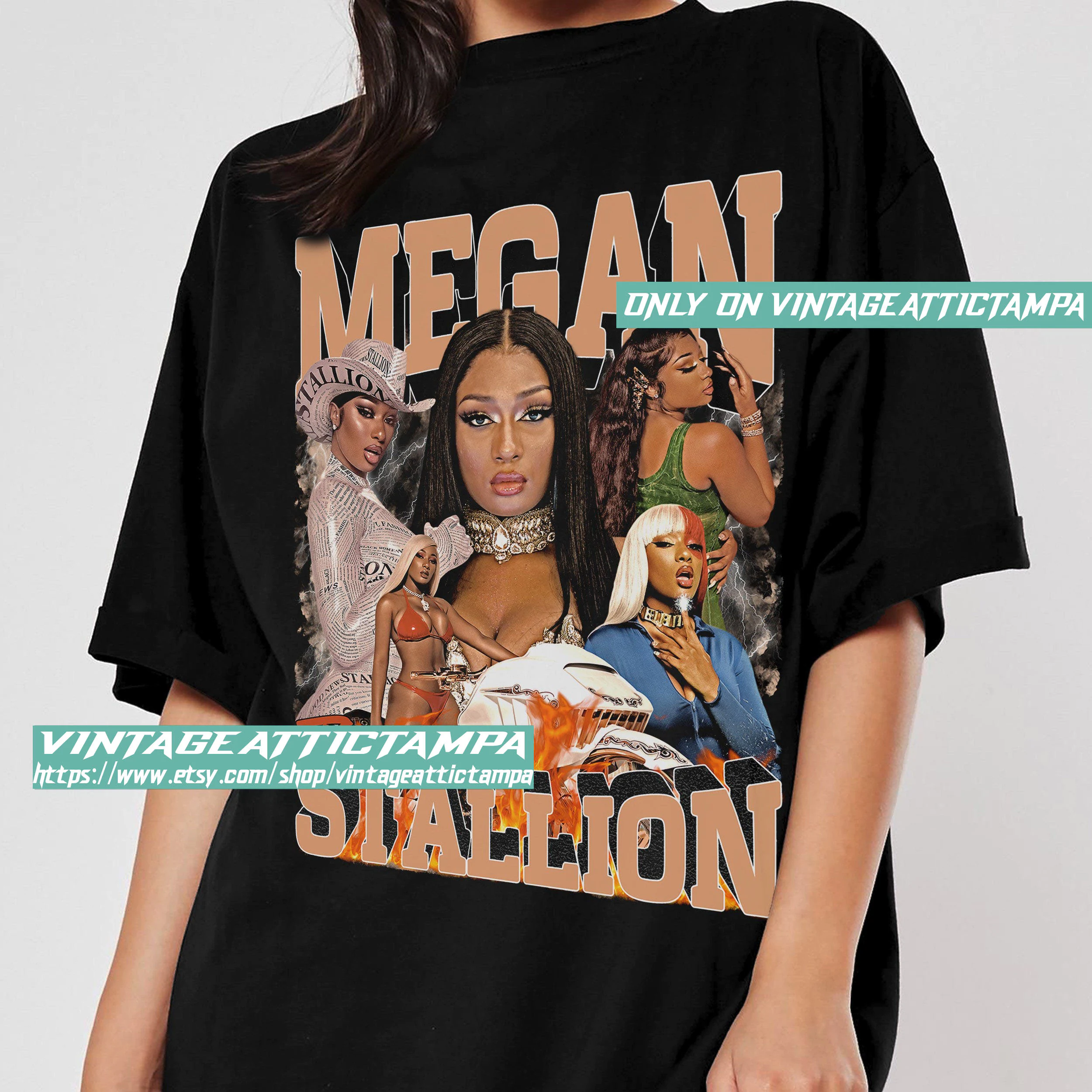 Megan Thee Stalion American Rapper Hip Hop Vintage Unisex T-Shirt Megan Thee Stalion American Rapper Hip Hop Vintage Unisex T-Shirt