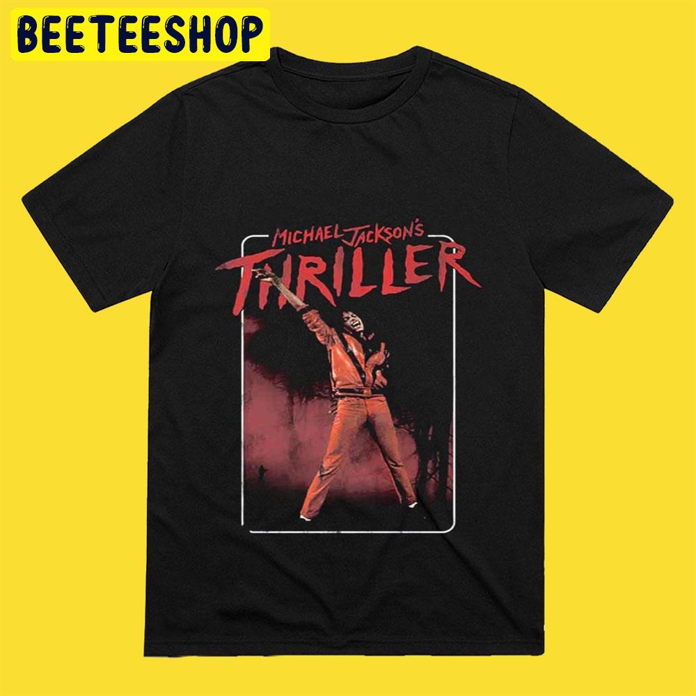 Michael Jackson Thriller Logo Zombie Official Unisex T-Shirt Michael Jackson Thriller Logo Zombie Official Unisex T-Shirt