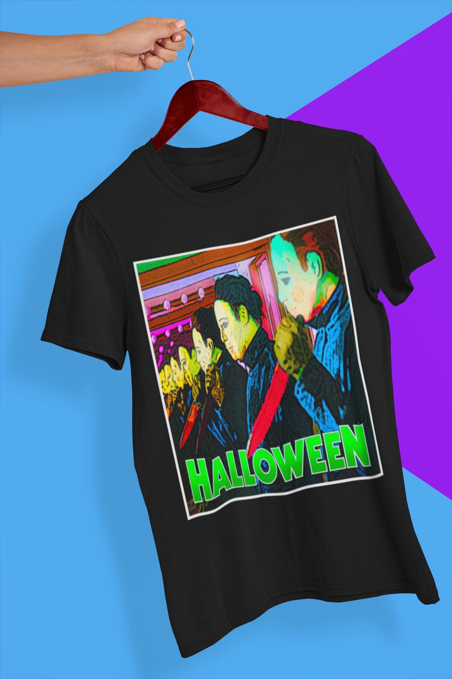 Michael Myers Halloween Movie Halloween Unisex T-Shirt Michael Myers Halloween Movie Halloween Unisex T-Shirt