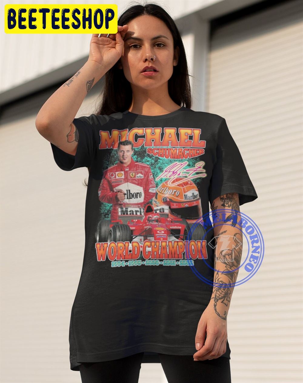 Michael Schumacher Grand Prix F1 Formula One Retro Vintage Unisex T-Shirt Michael Schumacher Grand Prix F1 Formula One Retro Vintage Unisex T-Shirt
