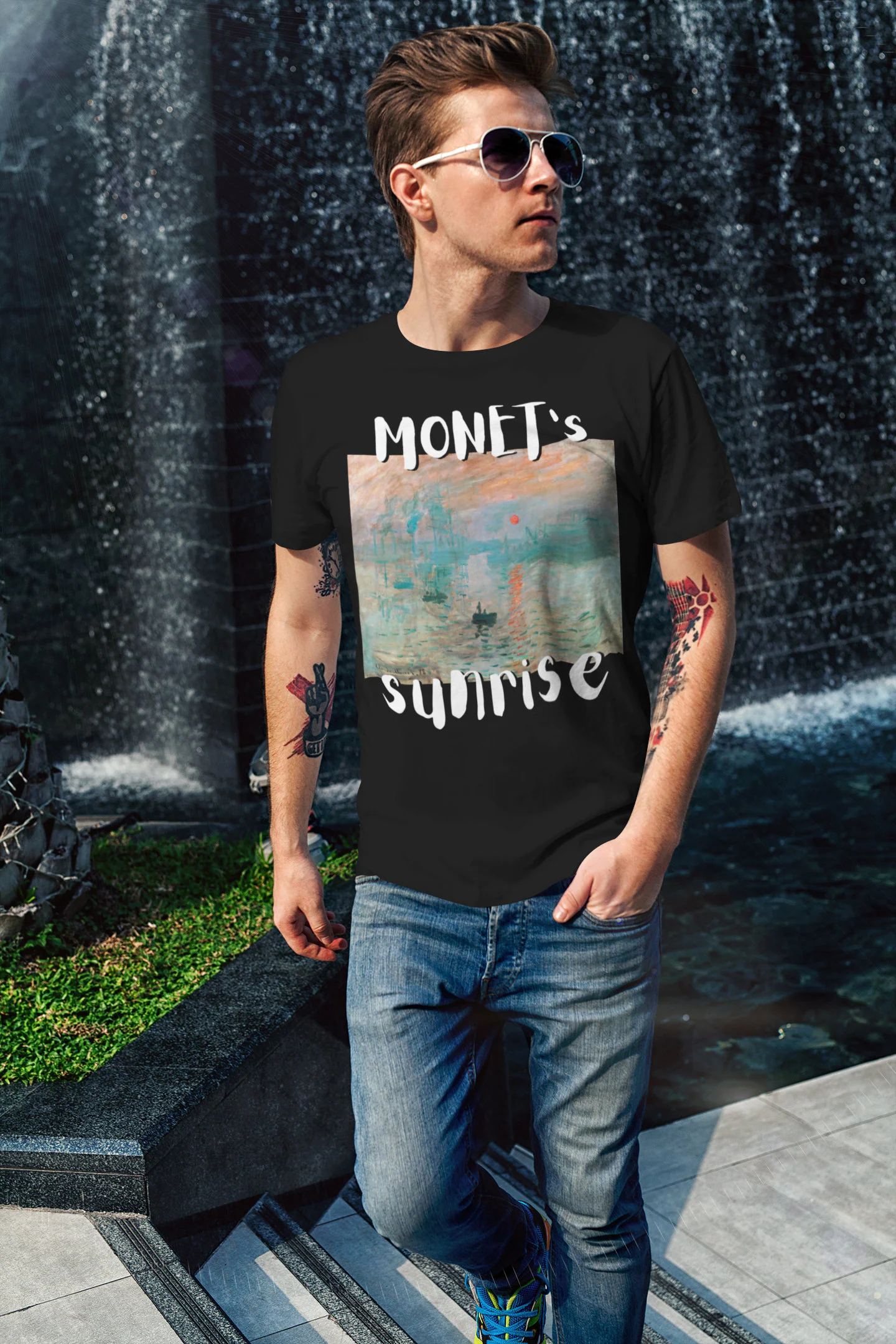 Monet Sunrise Halloween Unisex T-Shirt Monet Sunrise Halloween Unisex T-Shirt
