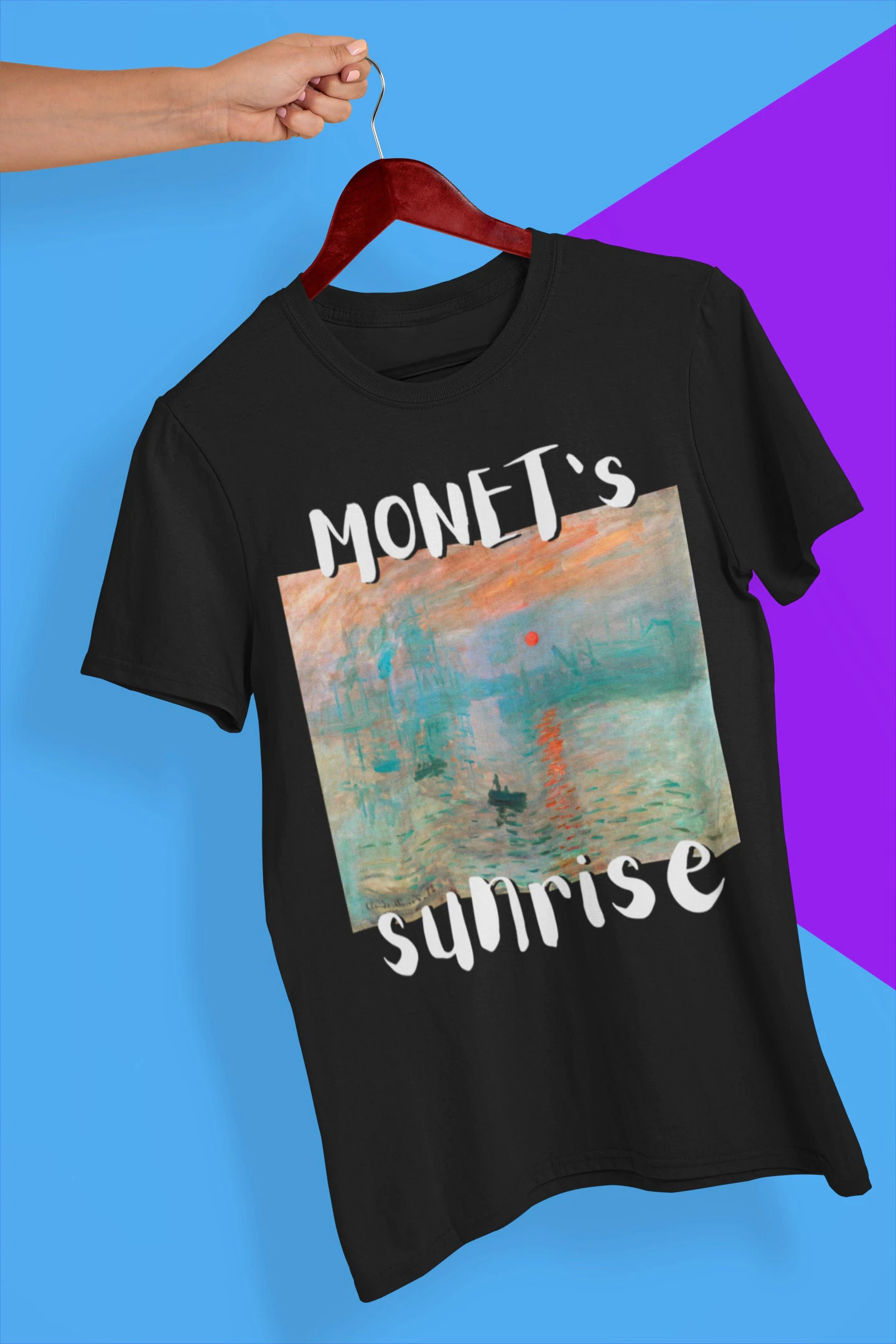 Monet Sunrise Halloween Unisex T-Shirt Monet Sunrise Halloween Unisex T-Shirt
