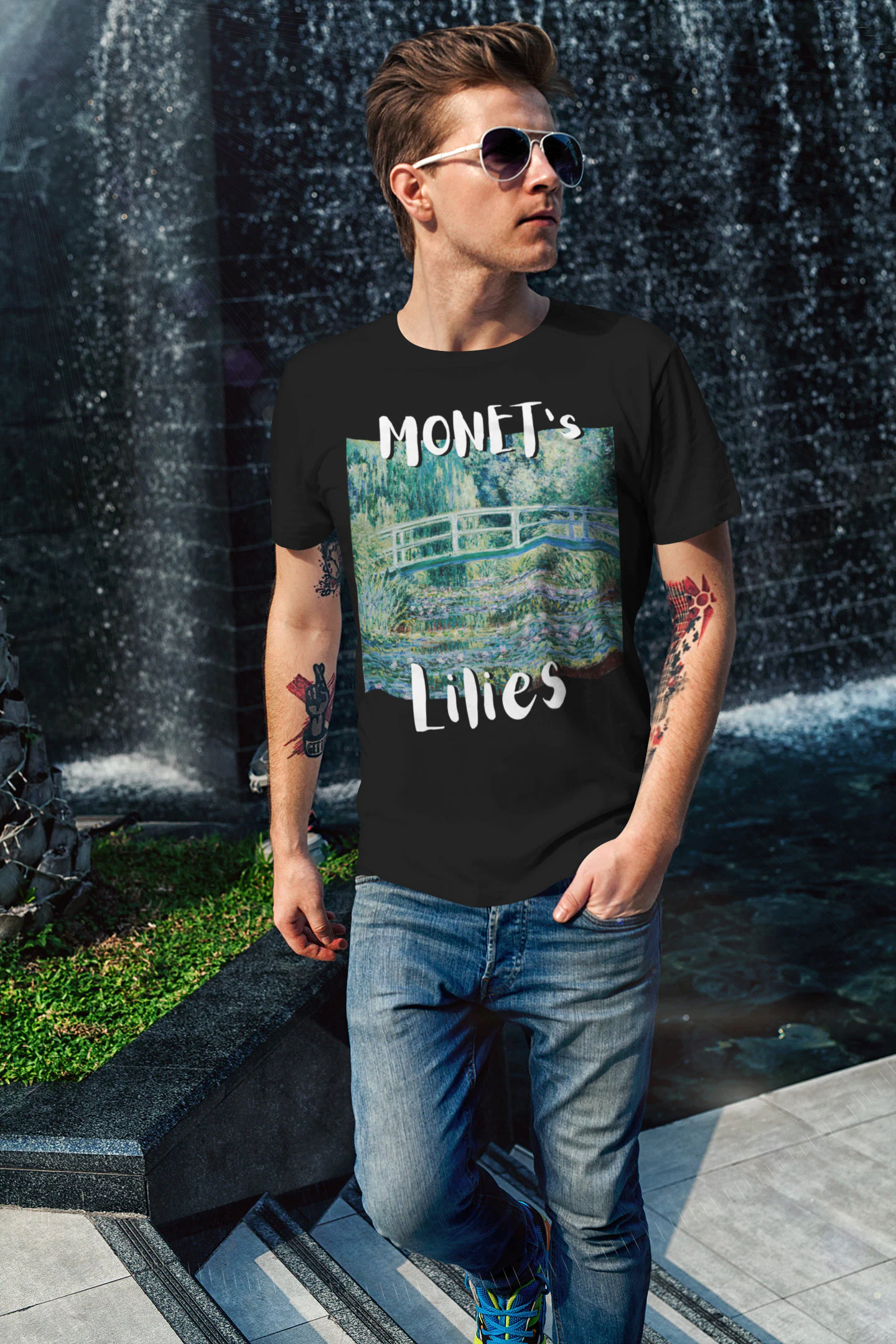 Monet Water Lilies Halloween Unisex T-Shirt Monet Water Lilies Halloween Unisex T-Shirt