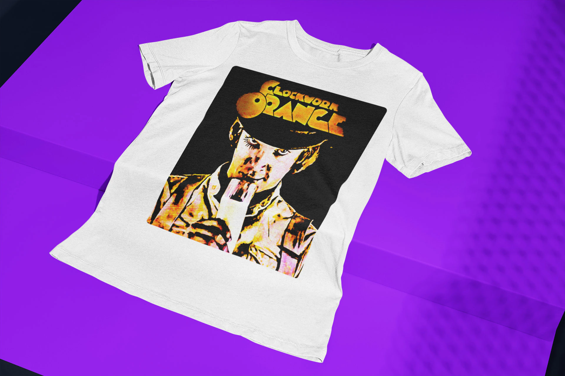 Movie Poster A Clockwork Orange Soft Halloween Unisex T-Shirt Movie Poster A Clockwork Orange Soft Halloween Unisex T-Shirt