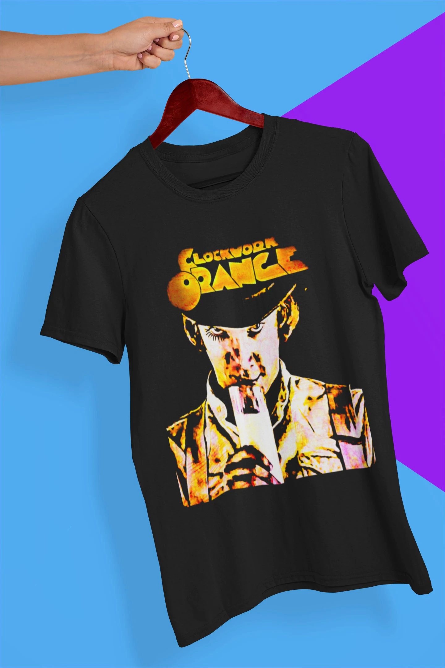 Movie Poster A Clockwork Orange Soft Halloween Unisex T-Shirt Movie Poster A Clockwork Orange Soft Halloween Unisex T-Shirt