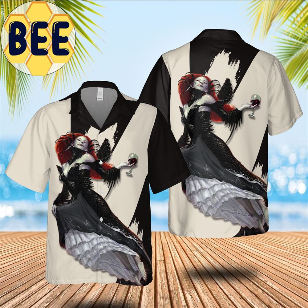 MTG Magic The Gathering Olivia Voldaren Hawaiian Shirt MTG Magic The Gathering Olivia Voldaren Hawaiian Shirt