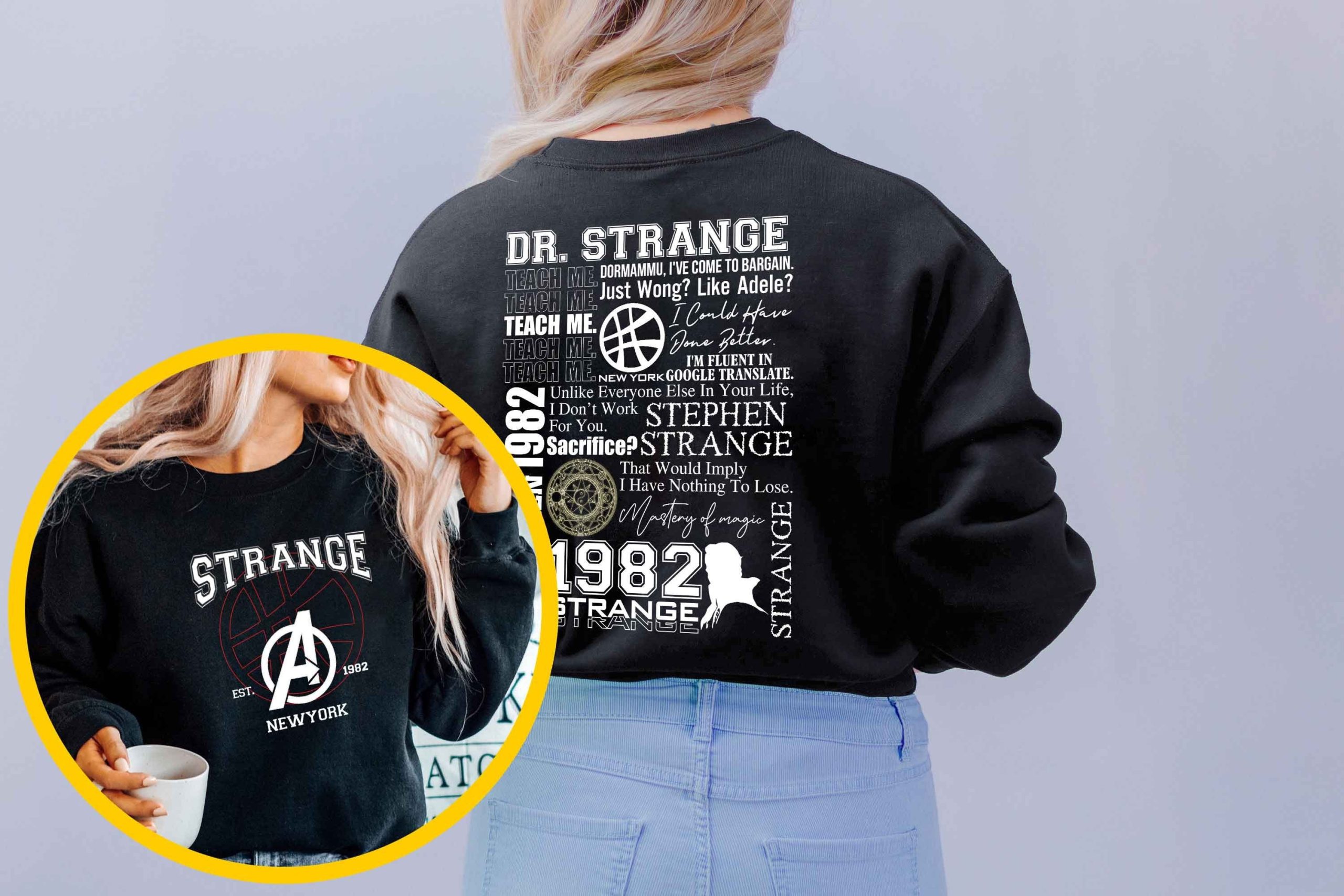 Multiverse Of Madness Dr Strange And Scarlet Witch 2022 Unisex Sweatshirt Multiverse Of Madness Dr Strange And Scarlet Witch 2022 Unisex Sweatshirt