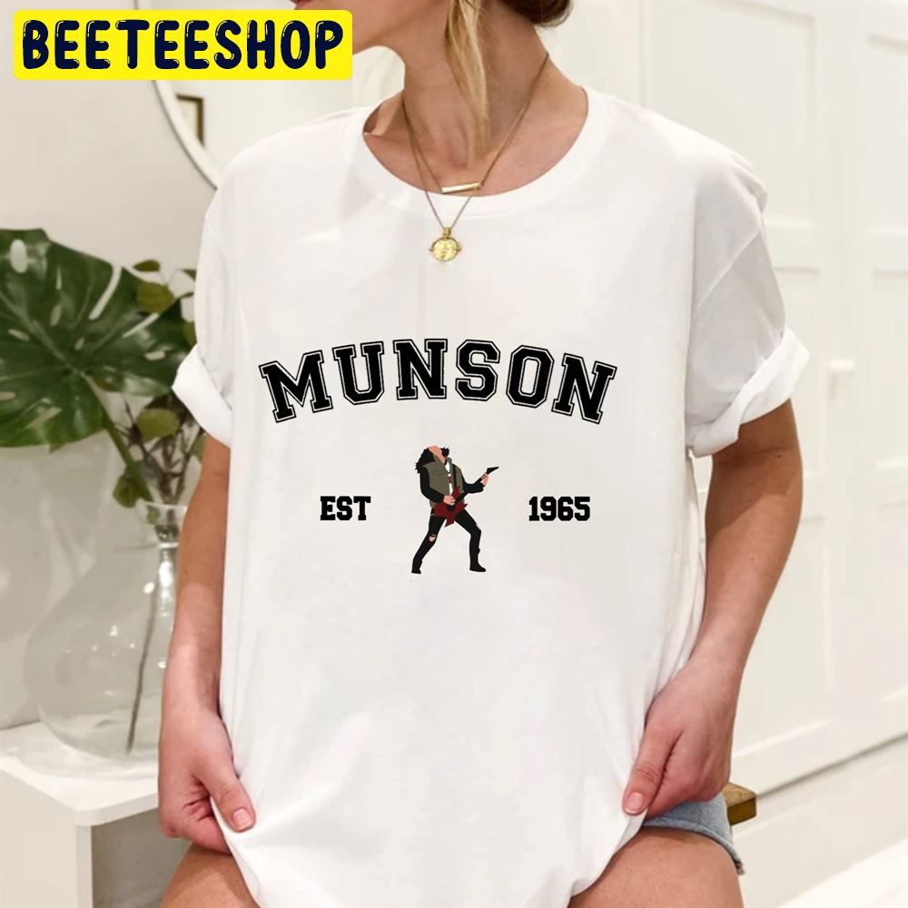 Munson Est 1965 Stranger Things 4 Unisex T-Shirt Munson Est 1965 Stranger Things 4 Unisex T-Shirt