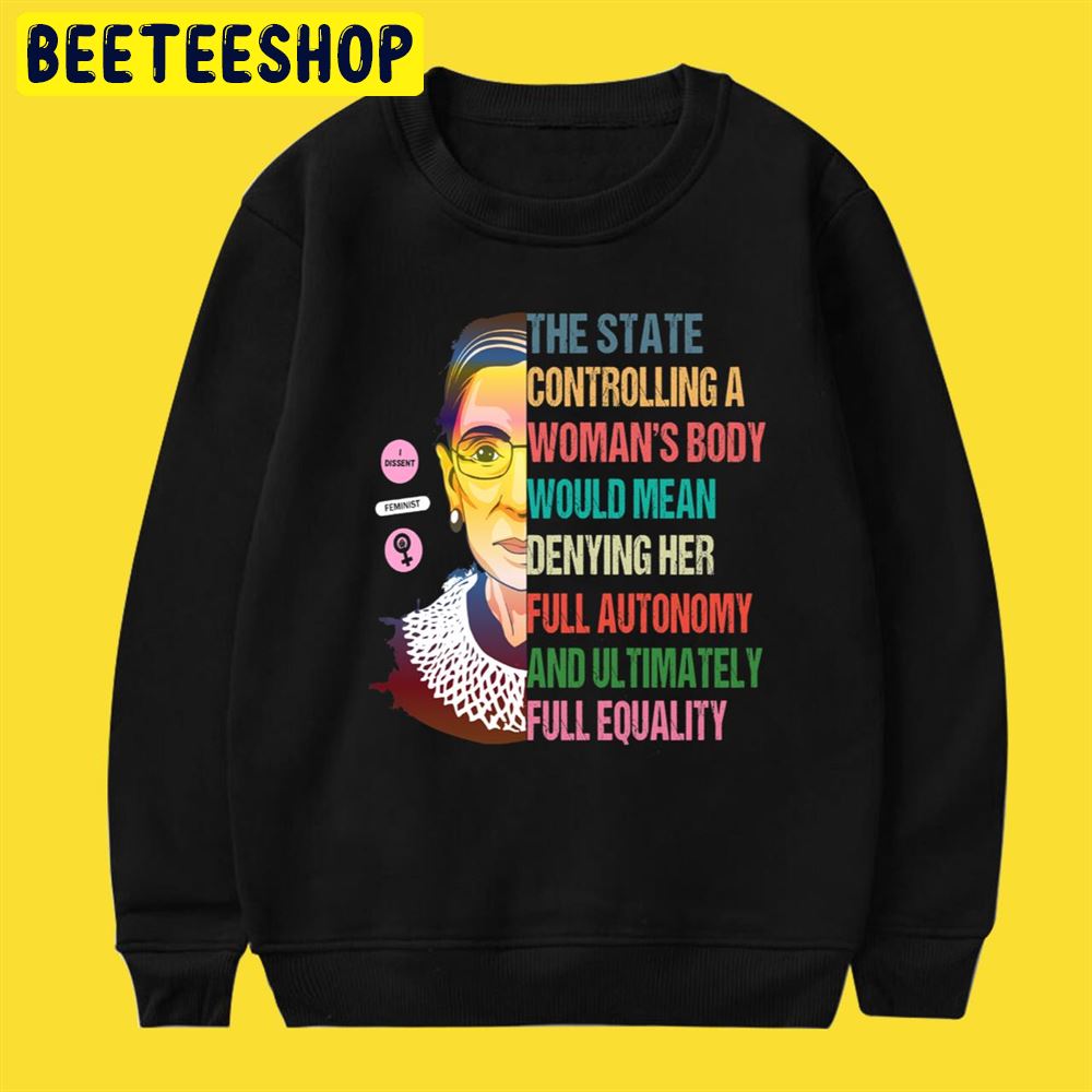 My Body My Choice Ruth Bader Ginsburg Pro Choice Feminist Unisex T-Shirt My Body My Choice Ruth Bader Ginsburg Pro Choice Feminist Unisex T-Shirt
