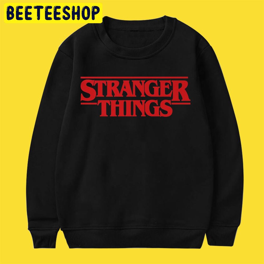 Netflix Stranger Things Simple Red Logo Unisex T-Shirt Netflix Stranger Things Simple Red Logo Unisex T-Shirt