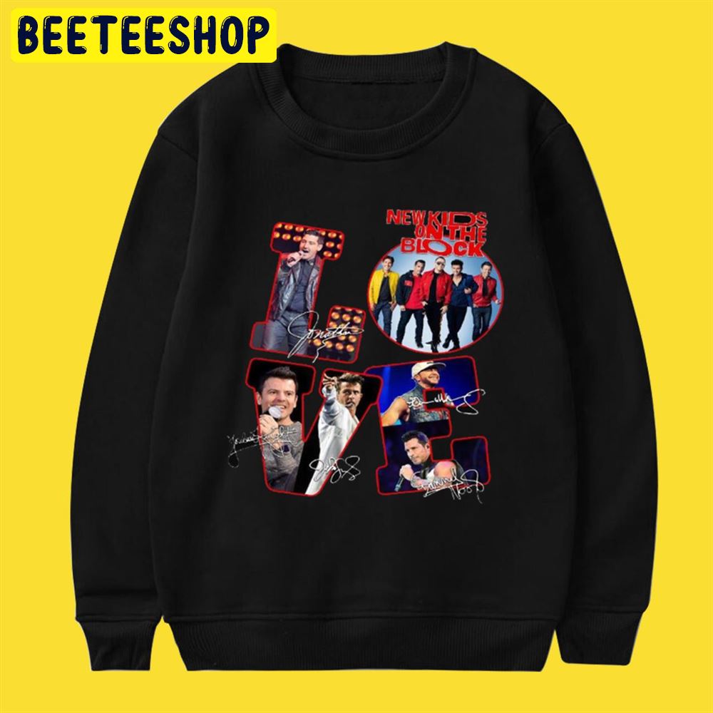 NKOTB New Kids On The Block Signature Unisex T-Shirt NKOTB New Kids On The Block Signature Unisex T-Shirt