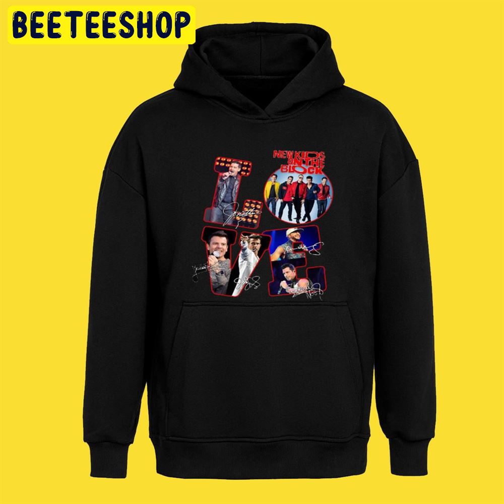 NKOTB New Kids On The Block Signature Unisex T-Shirt NKOTB New Kids On The Block Signature Unisex T-Shirt