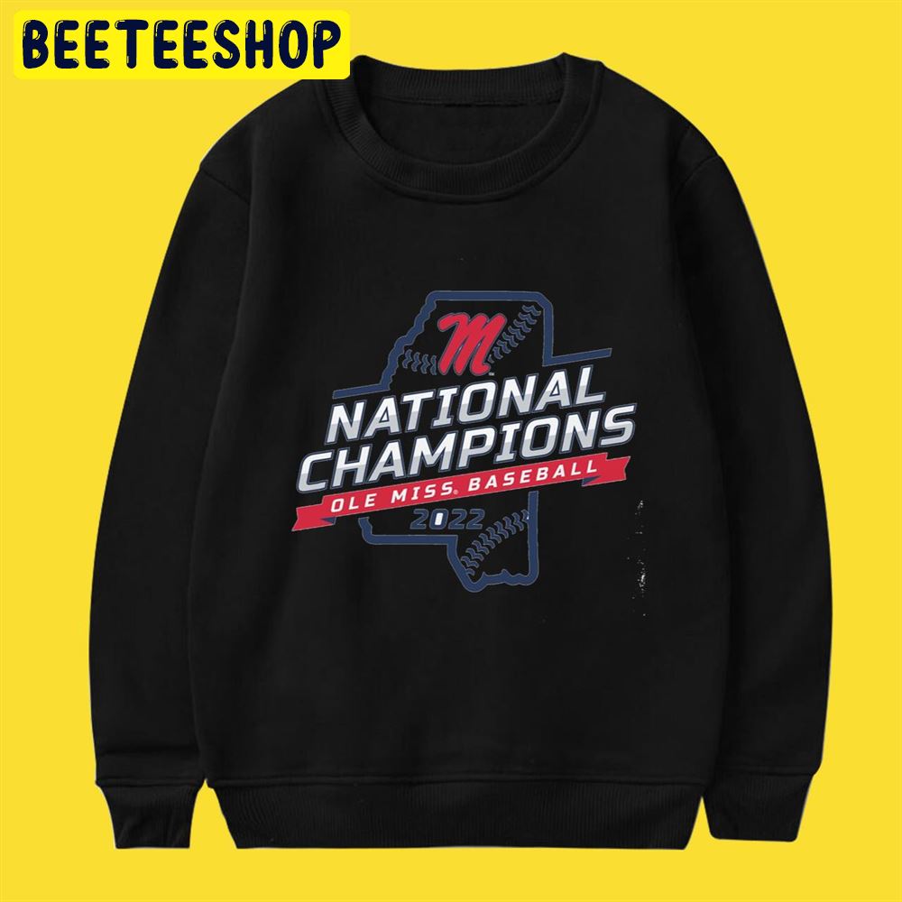 Ole Miss National Champs State Outline Unisex T-Shirt Ole Miss National Champs State Outline Unisex T-Shirt