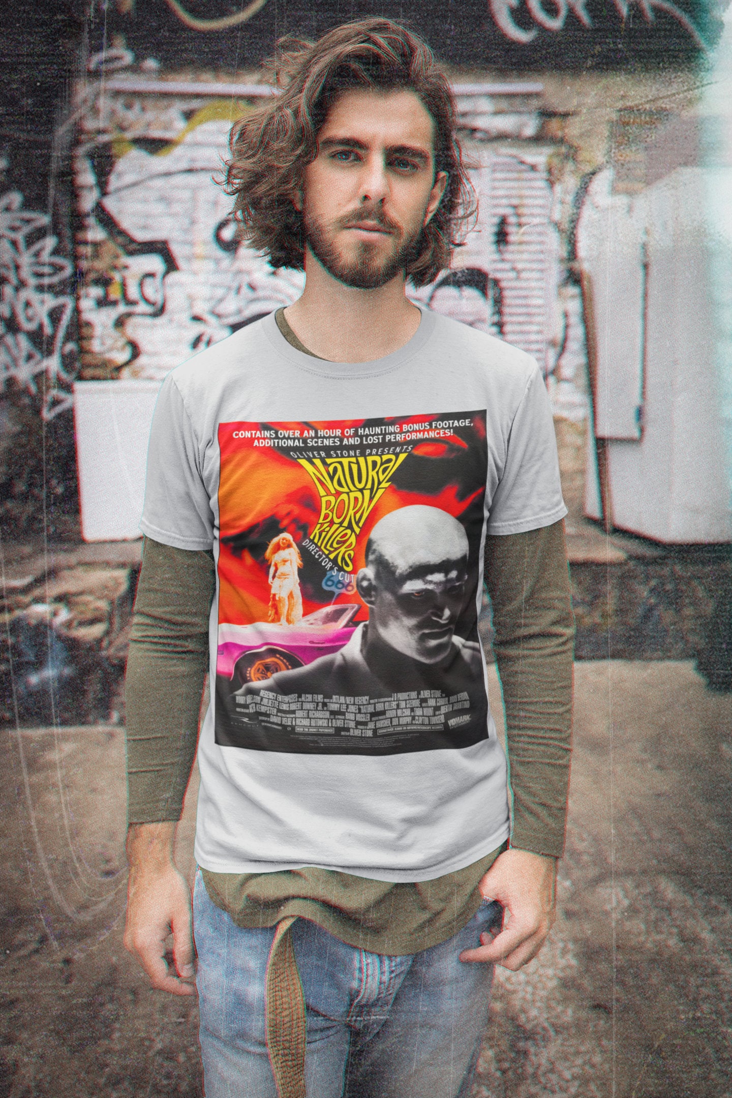Oliver Stone Presents Natural Born Killers Halloween Unisex T-Shirt Oliver Stone Presents Natural Born Killers Halloween Unisex T-Shirt
