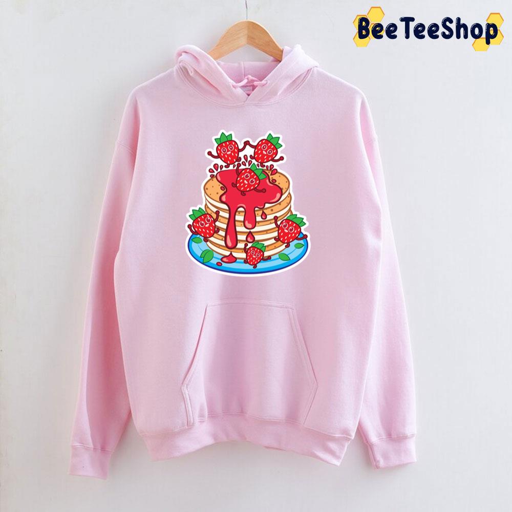 Pancakes Strawberry Unisex T-Shirt Pancakes Strawberry Unisex T-Shirt