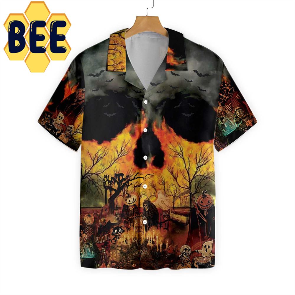 Party At Halloween Night Hawaiian Shirt Party At Halloween Night Hawaiian Shirt