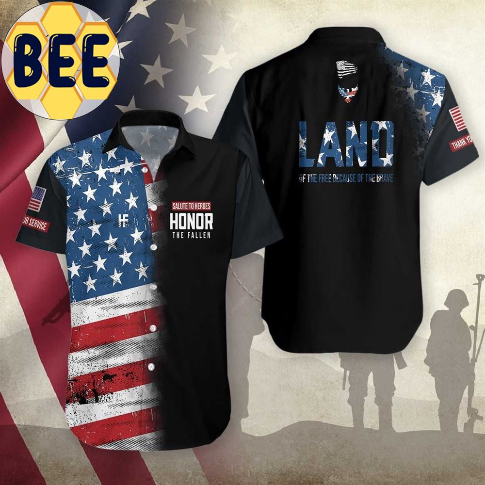 Patriotic Usa Salute The Heroes Hawaiian Shirts Patriotic Usa Salute The Heroes Hawaiian Shirts