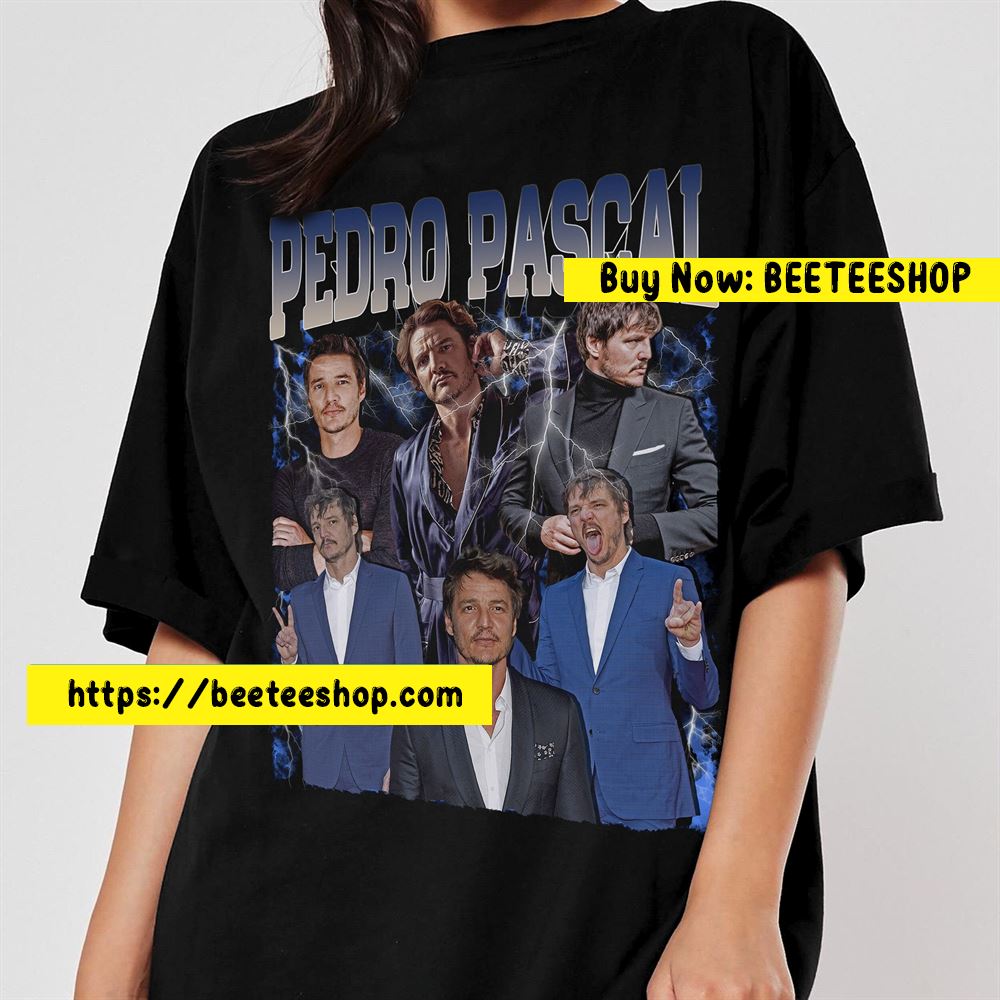 Pedro Pascal American Actor Movie Vintage Unisex T-Shirt Pedro Pascal American Actor Movie Vintage Unisex T-Shirt