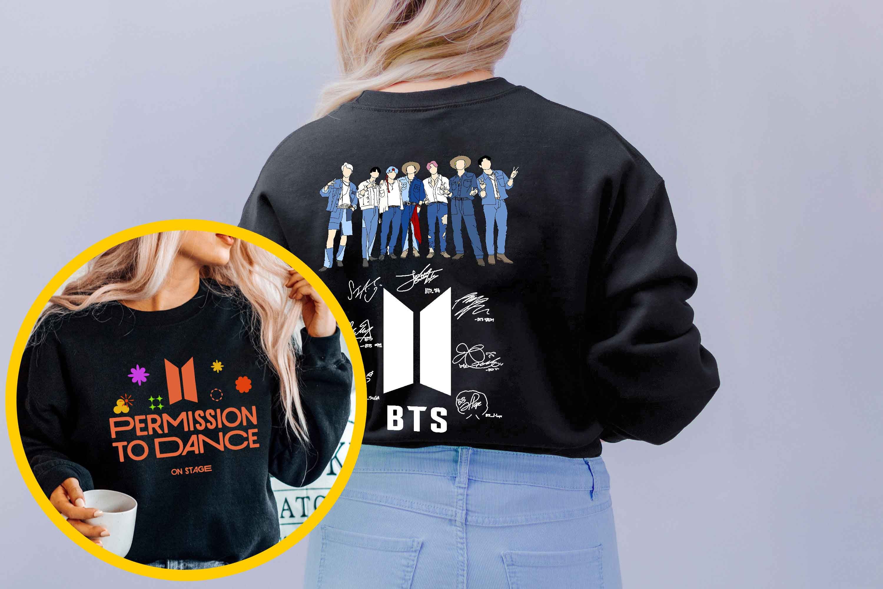 Permission To Dance On Stage Las Vegas Bts 2022 Online Concert Unisex Sweatshirt