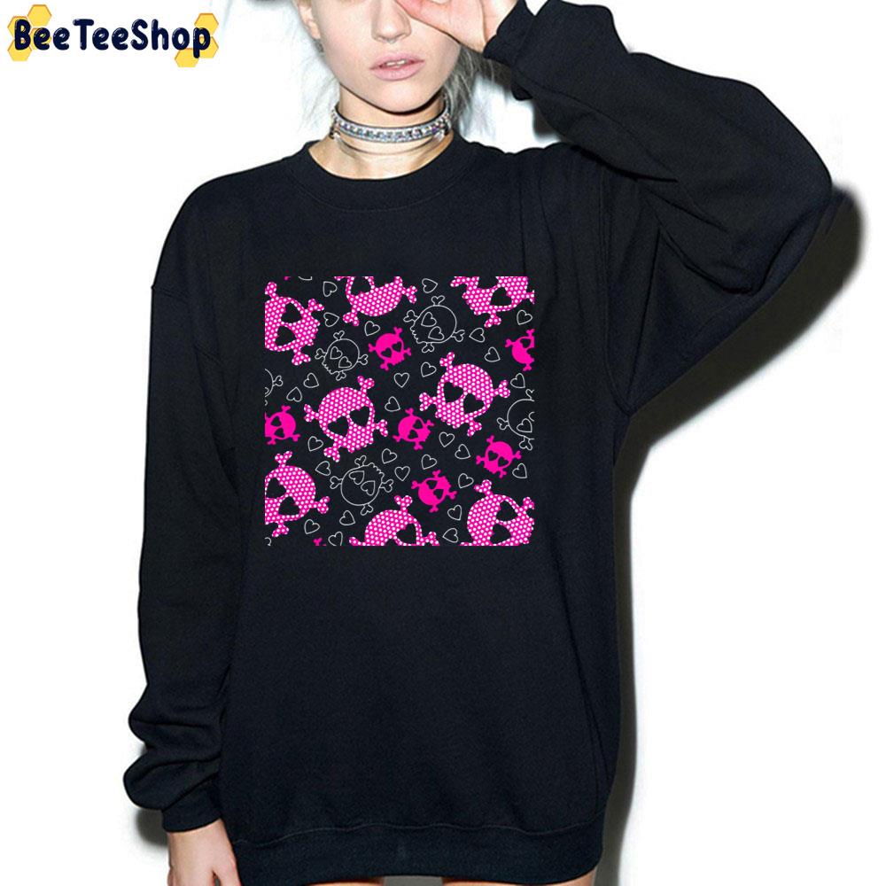 Pink Skull Icons Unisex T-Shirt Pink Skull Icons Unisex T-Shirt