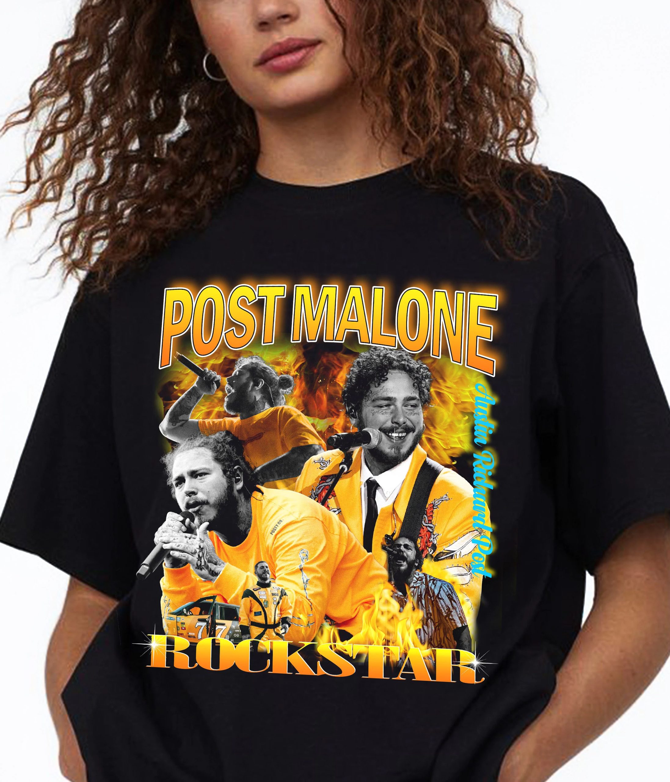 Post Malone Rock Star Vintage 90s Unisex T-Shirt Post Malone Rock Star Vintage 90s Unisex T-Shirt
