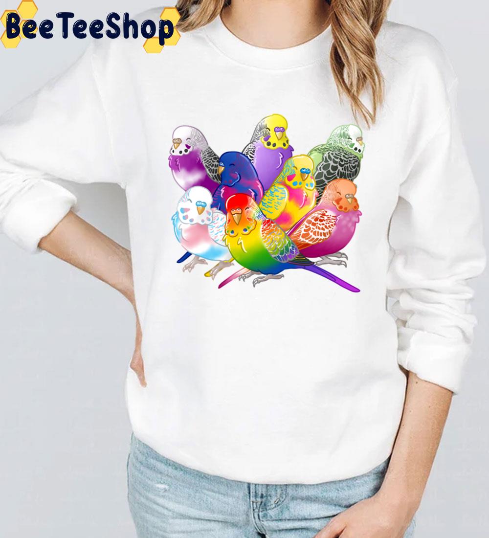 Pride Budgie Group Unisex T-Shirt Pride Budgie Group Unisex T-Shirt