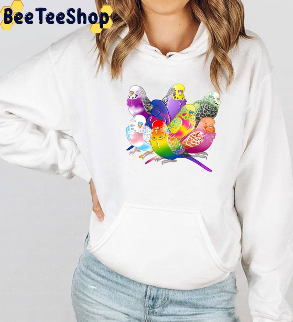 Pride Budgie Group Unisex T-Shirt Pride Budgie Group Unisex T-Shirt