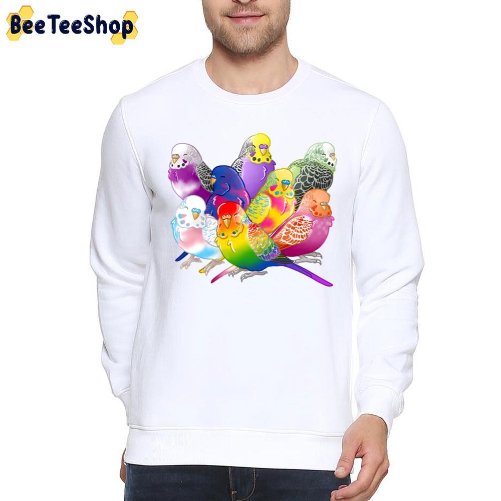 Pride Budgie Group Unisex T-Shirt Pride Budgie Group Unisex T-Shirt