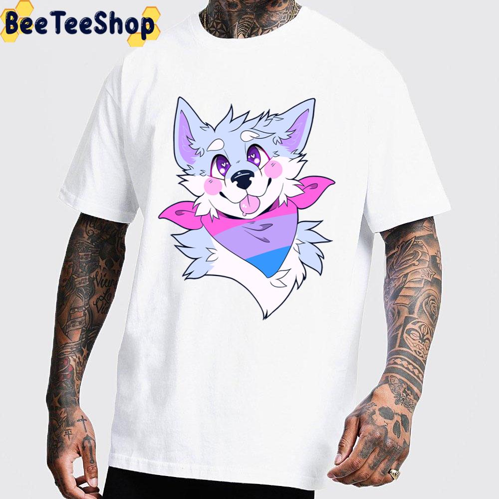 Pride Dog Pride Pack Bisexual Nonbinary Pride Unisex T-Shirt Pride Dog Pride Pack Bisexual Nonbinary Pride Unisex T-Shirt