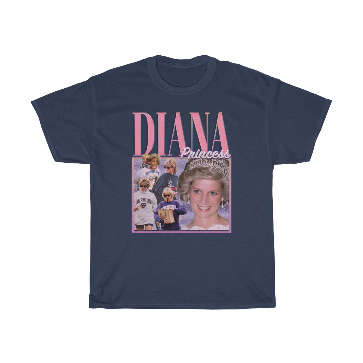 Princess Diana Retro Vintage Art Unisex T-Shirt Princess Diana Retro Vintage Art Unisex T-Shirt
