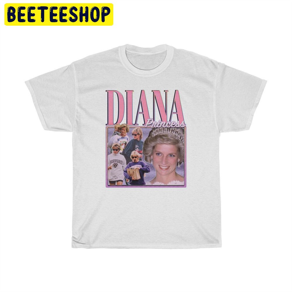 Princess Diana Retro Vintage Art Unisex T-Shirt Princess Diana Retro Vintage Art Unisex T-Shirt