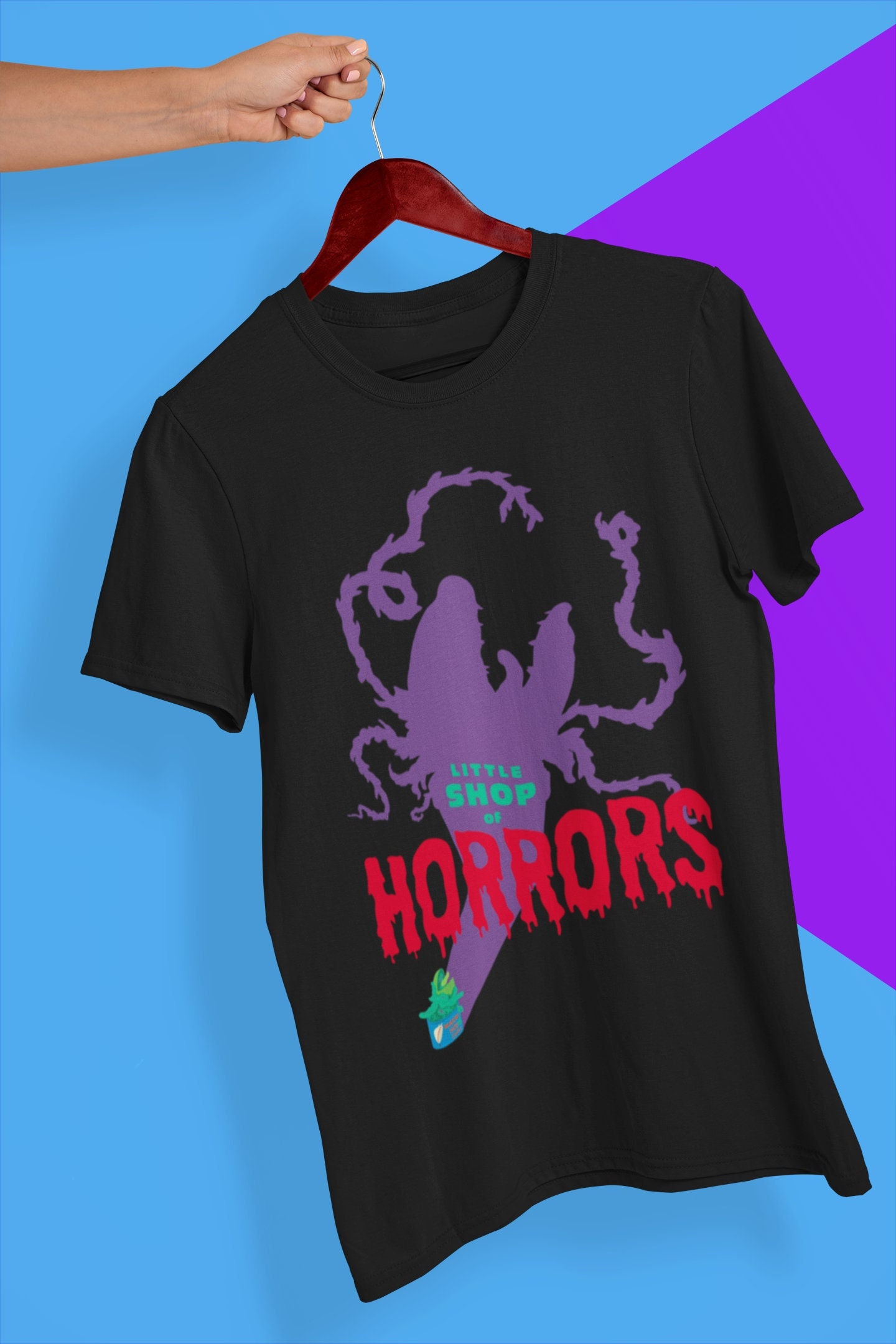 Pruple Red Green Art Little Shop Of Horrors Halloween Unisex T-Shirt Pruple Red Green Art Little Shop Of Horrors Halloween Unisex T-Shirt