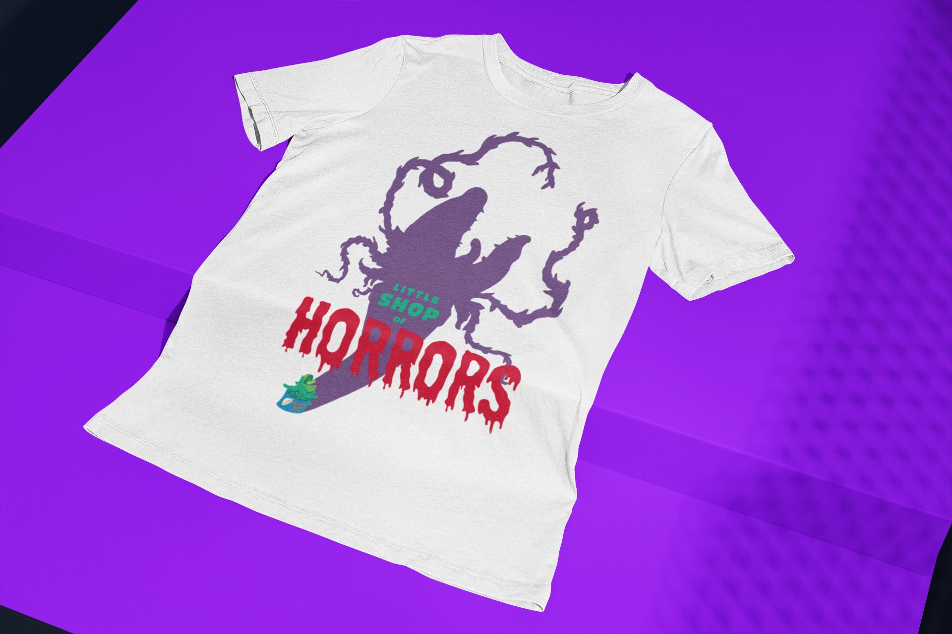 Pruple Red Green Art Little Shop Of Horrors Halloween Unisex T-Shirt Pruple Red Green Art Little Shop Of Horrors Halloween Unisex T-Shirt