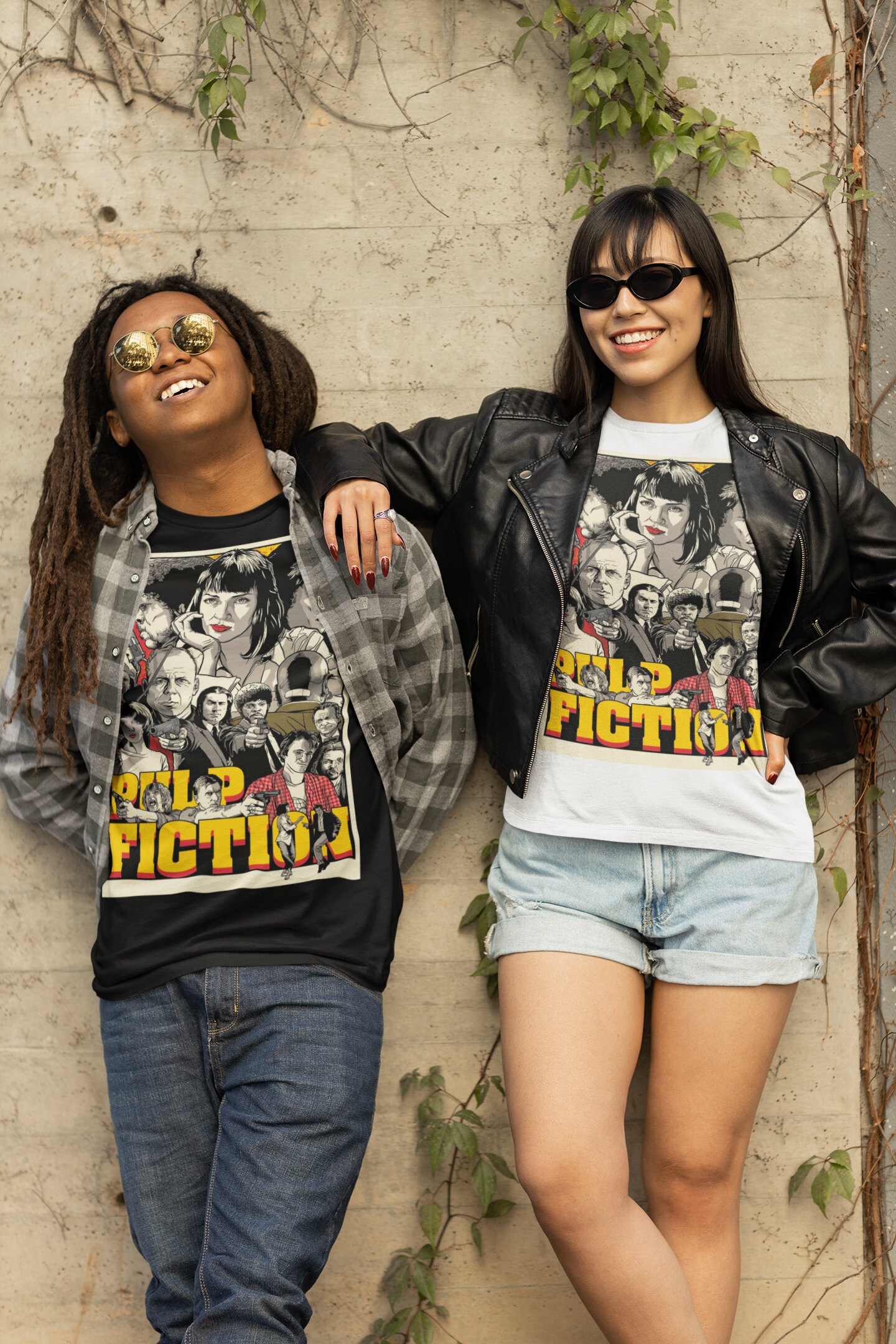 Pulp Fiction Vintage Movie Halloween Unisex T-Shirt Pulp Fiction Vintage Movie Halloween Unisex T-Shirt