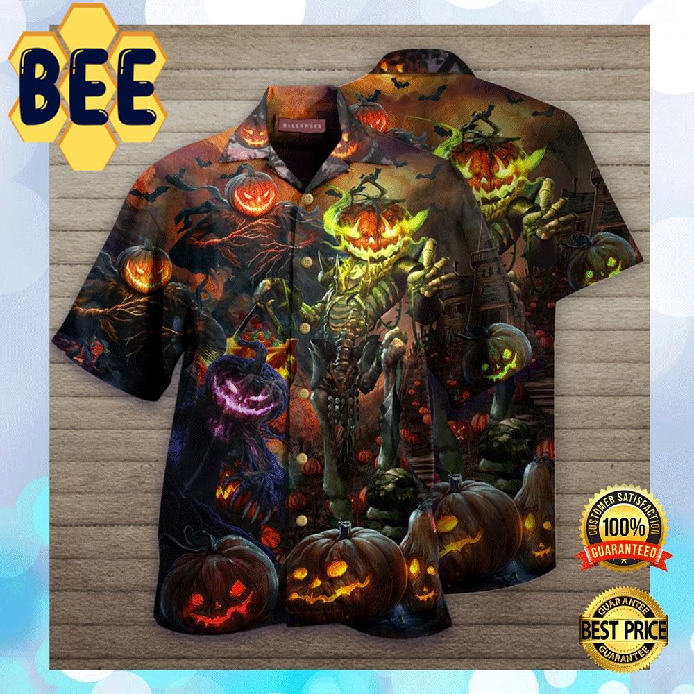 Pumpkin King Halloween Hawaiian Shirt Pumpkin King Halloween Hawaiian Shirt